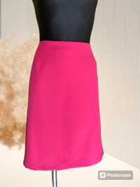 Spódnica krótka do kolan różowa  letnia wiosenna elegancka 42/XL
