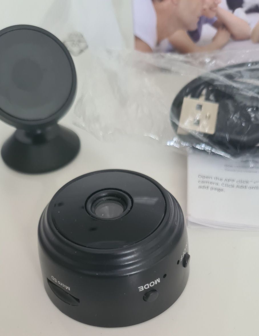 2 kamery IP,kamera wewnętrzna-zewnętrzna,mini kamera szpiegowska.