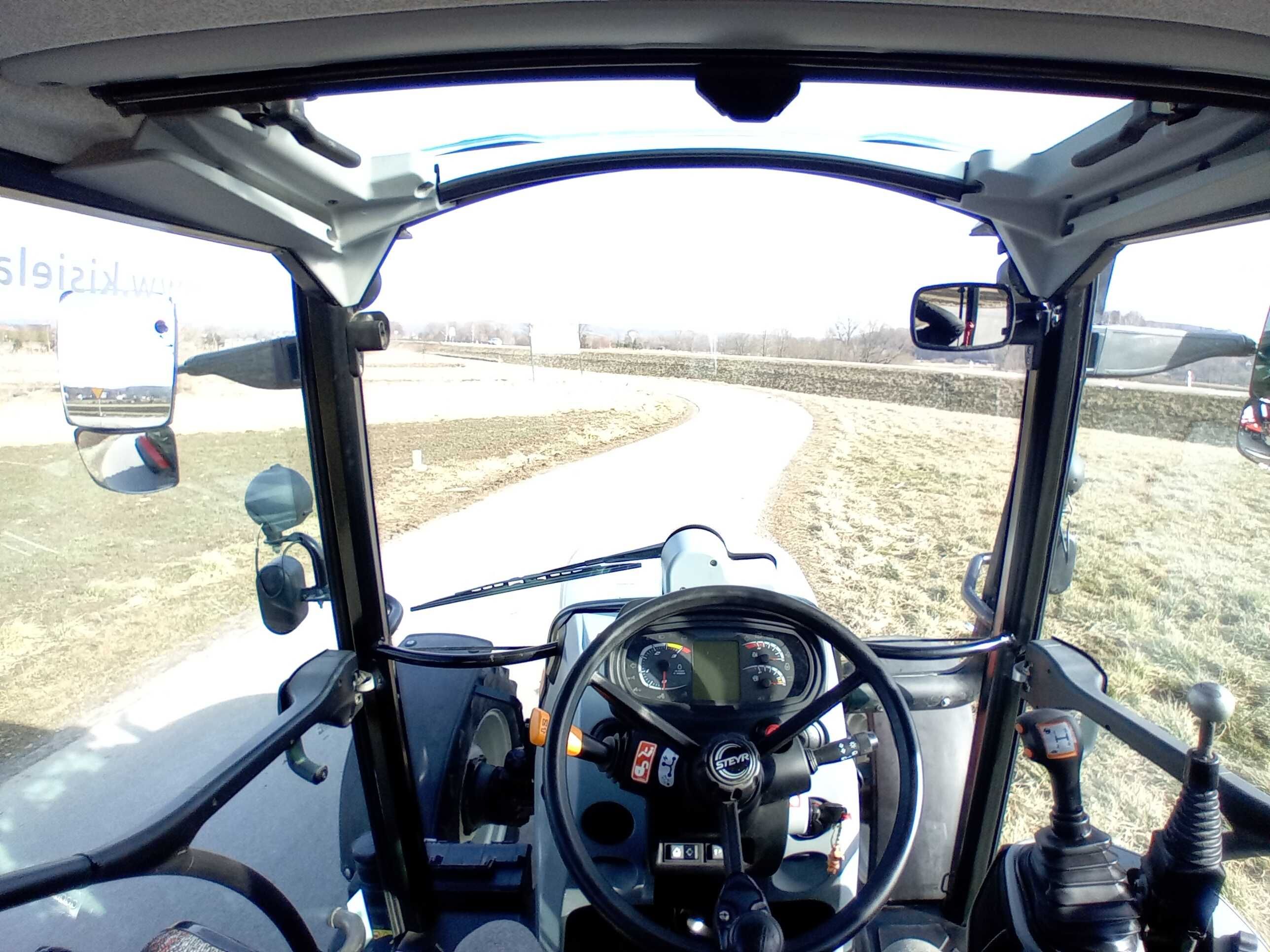 STEYR KOMPAKT 4085  Salon Polska.  Case farmall, new holland T5