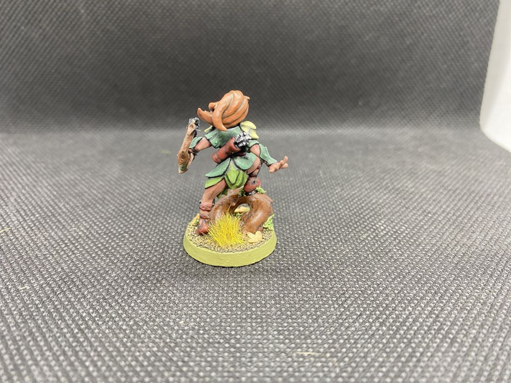Leśny elf, figurka rpg druk 3d, podstawka 25mm, pomalowana