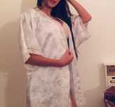 Robes seda vintage Inverno e Verão