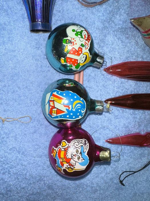 Елочные игрушки времён СССР