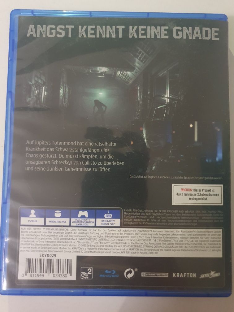 The Callisto Protocol Day One Edition PS4/PS5