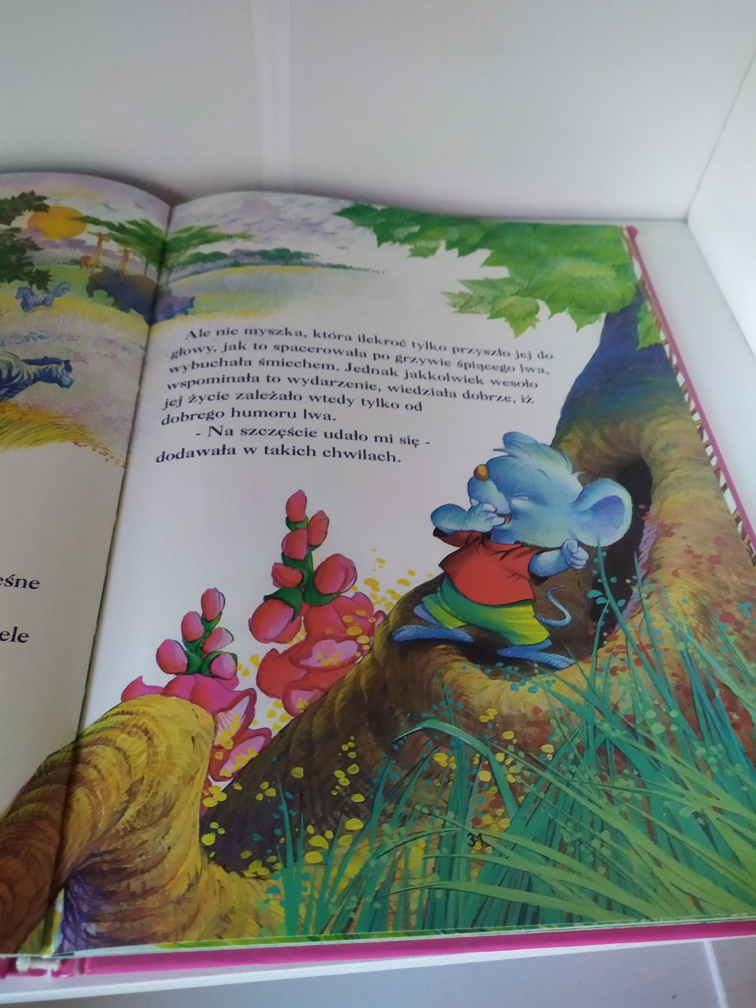 Książka dla dzieci - Zając pyszałek, Lew i mysz, kogut i lis
