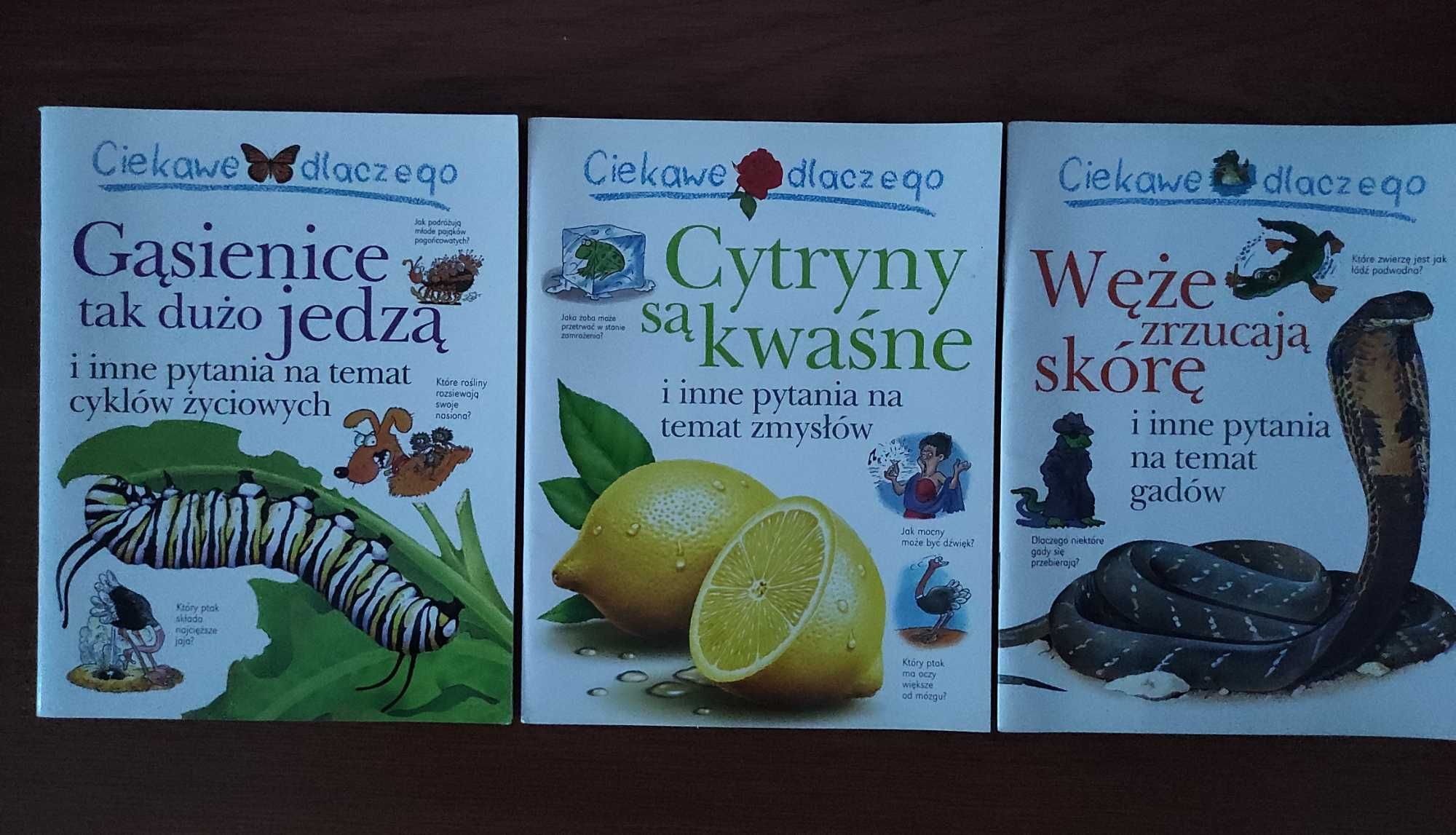 Ciekawe dlaczego - zestaw trzech książek