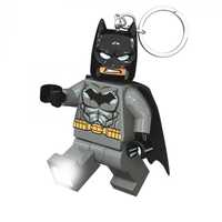 Brelok do kluczy z latarką LEGO DC Super Heroes Batman Czarny / szary