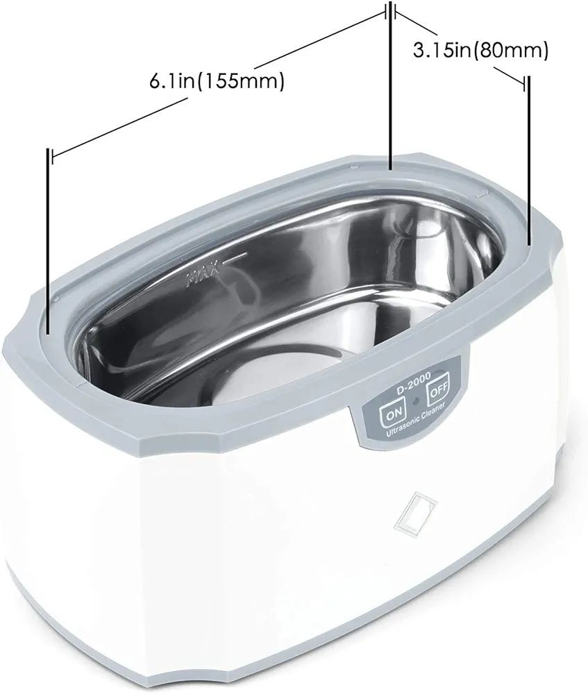 Myjka d-2000 ultradźwiękowa 420ml do biżuterii zegarków