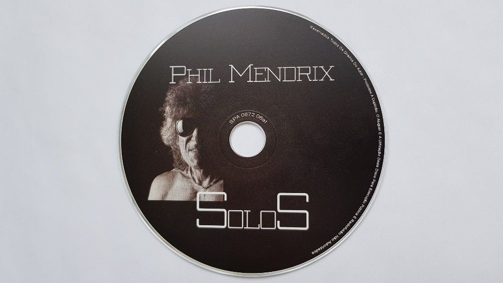 Phil Mendrix "Solos" CDs novos originais 2007