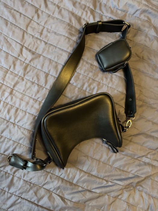 Сумка чорна еко шкіра