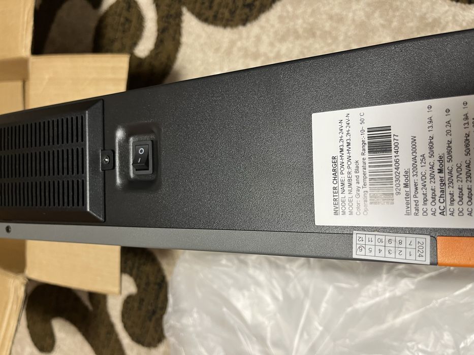 Гібридний інвертор Powmr. POW-HVM3.2H-24V-N + WiFi модуль