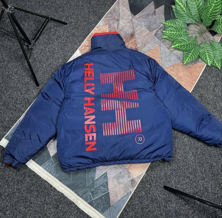 Пуховик Helly Hansen двухсторонний очень теплый размер Л-Хл