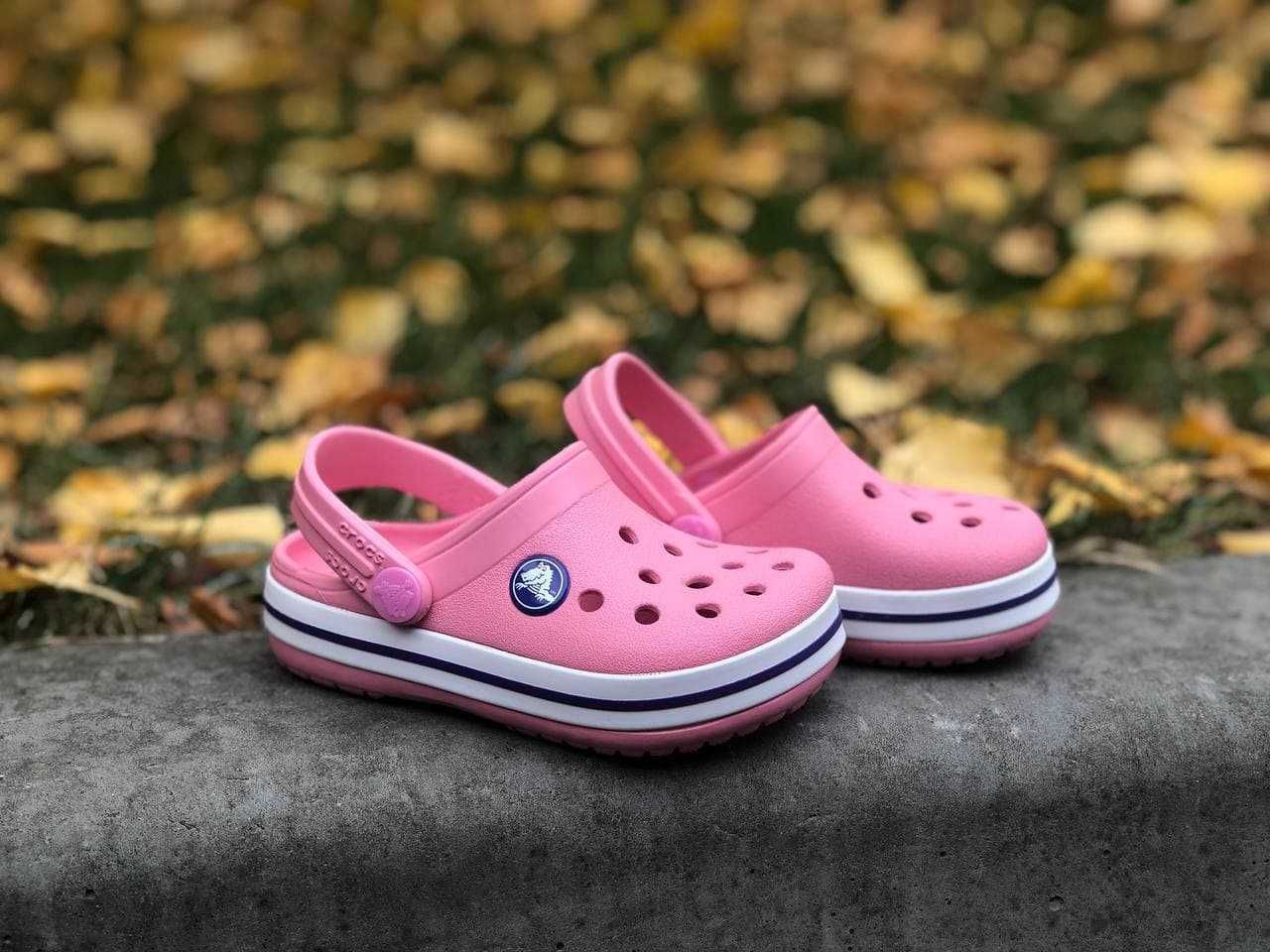 Купить Детские Кроксы Crocs Crocband Kids Navy Все Размеры 24-34