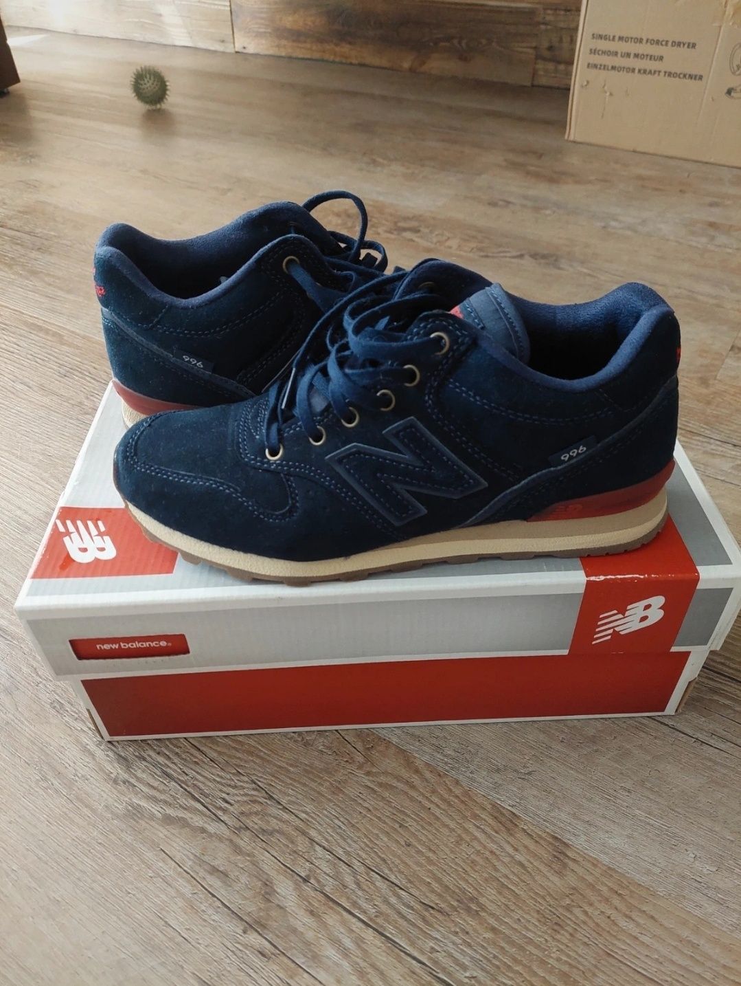 New Balance 996 granatowe unisex 37,5