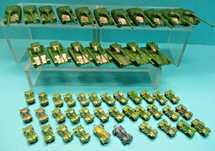 Miniaturas de tanques 1/165, fabricados na Alemanha