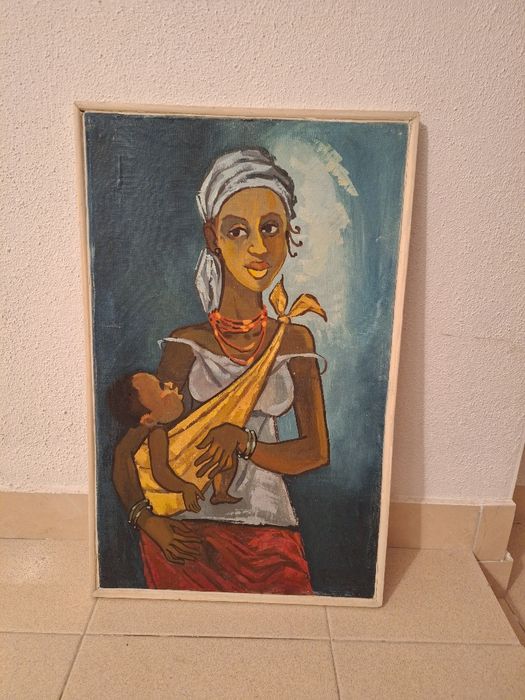 Quadro pintado à mão