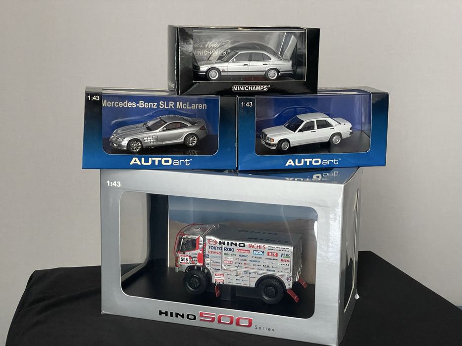 AutoArt 1/43 Minichamps модель масштабная bmw mercedes hino