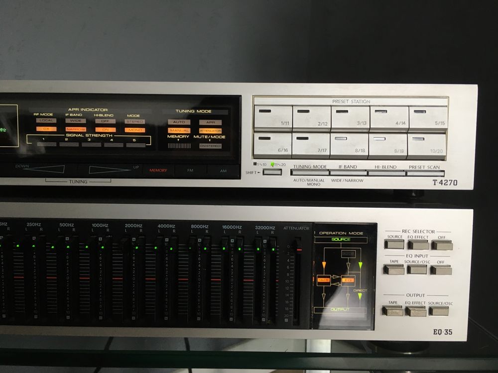 Onkyo Integra EQ-35 korektor graficzny + T-4270 tuner