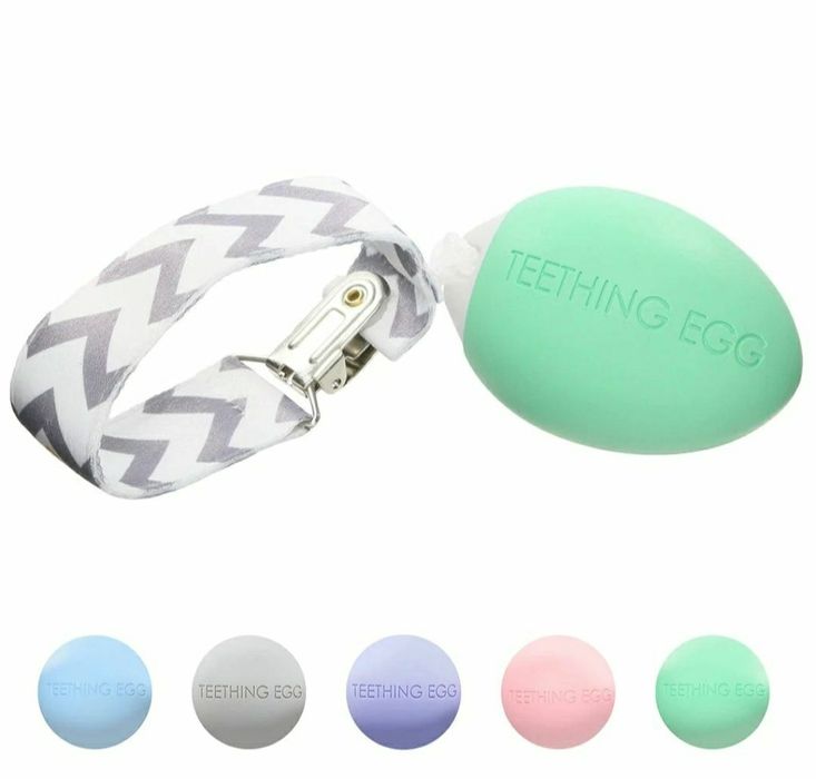 Gryzak gryzaczek Teething Egg - jajo dla ząbkujących niemowląt - USA