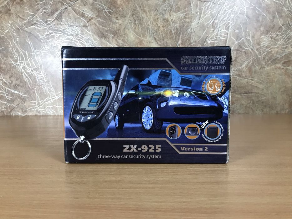 Автосигнализация SHERIFF ZX-925 с доп. меткой-транспондером