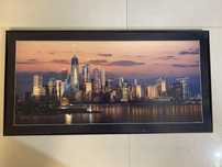 Zdjecię Panoramy Nowy York W Plastikowej Ramce