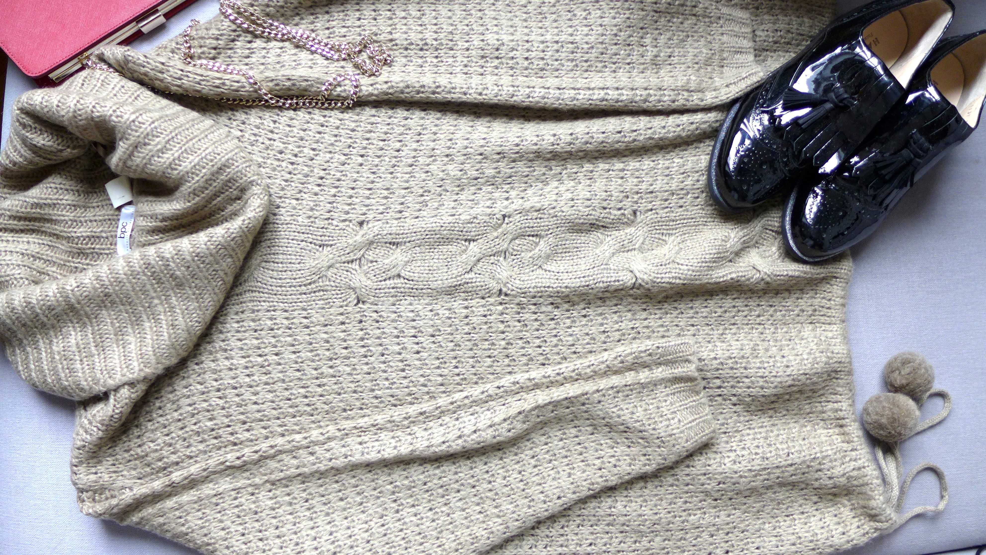 Luźny obszerny miękki sweter XXL XL 48 50 wygodna tunika dla puszystej