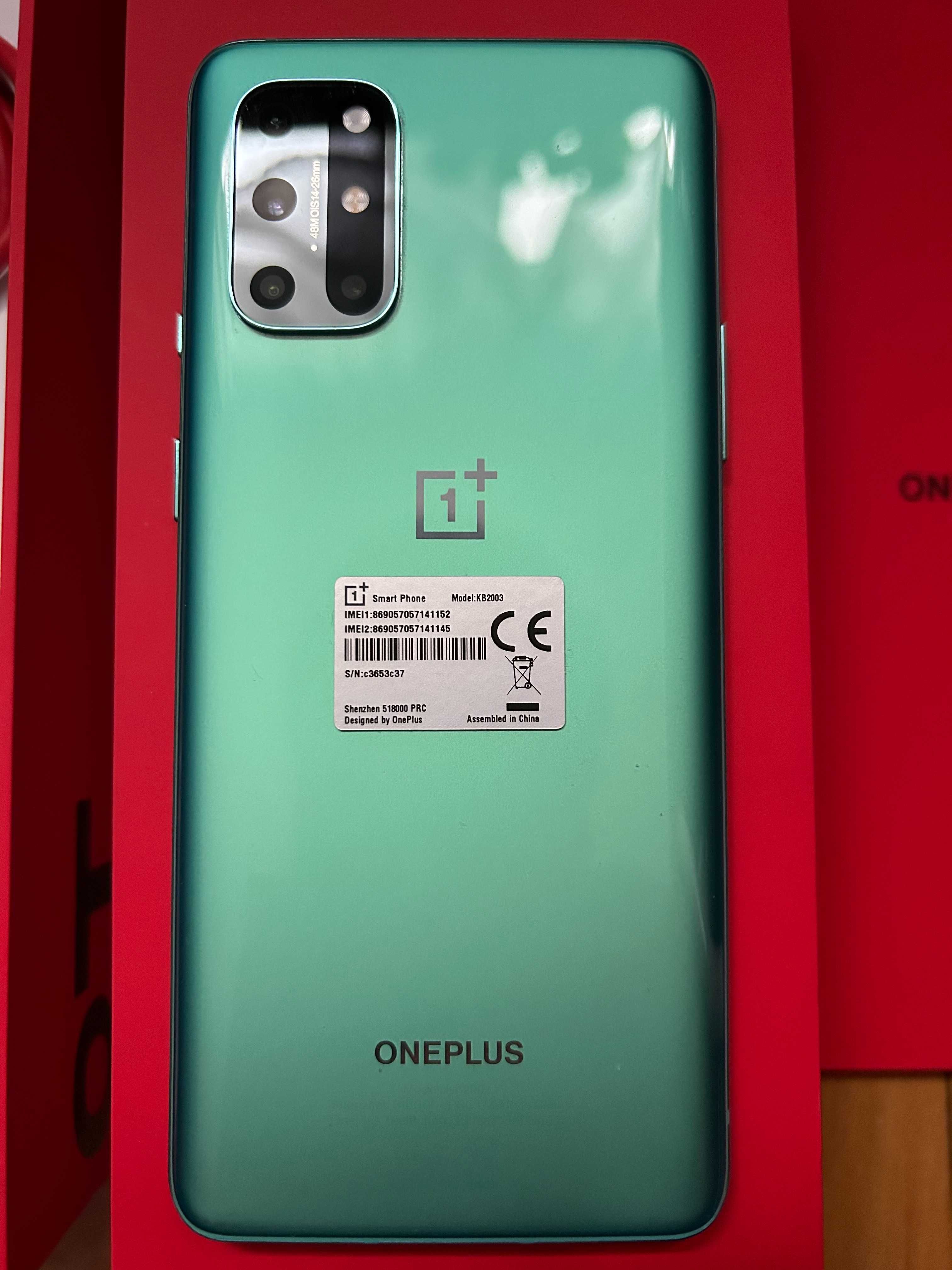 Telefon / Smartfon OnePlus 8T, 12/256GB, 5G zielony, stan bardzo dobry