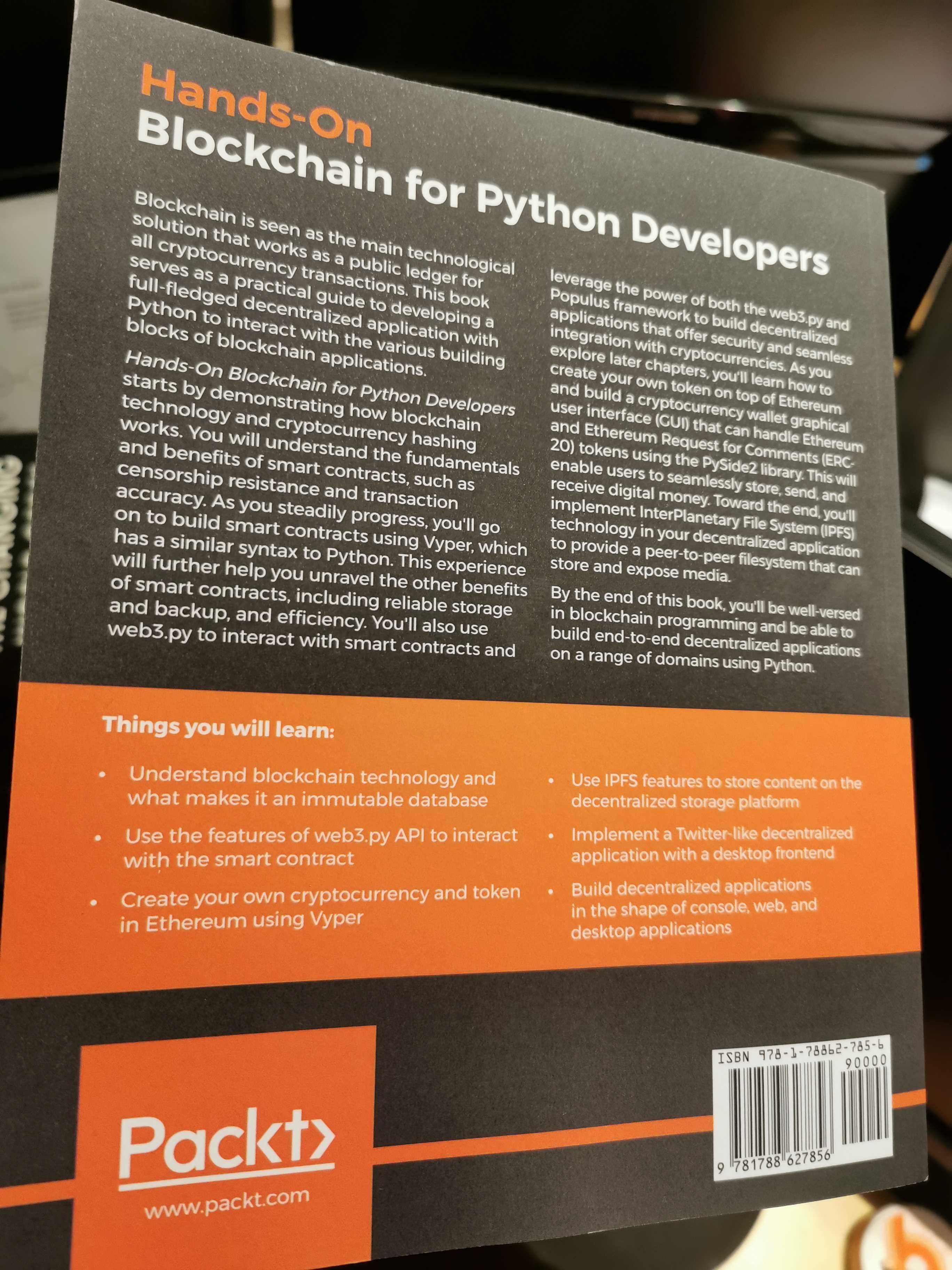 Blockchain for Python Developers.