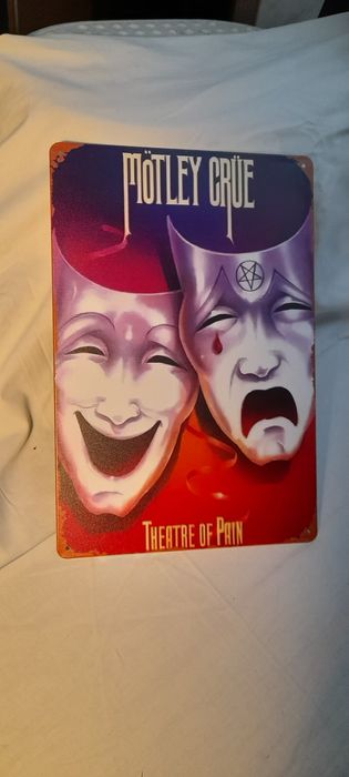 Motley Crue - placa metalica 30cm X 20cm , novo