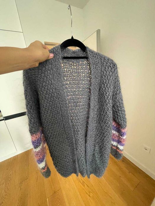 Кофта/жакет мохеровая ручной работы