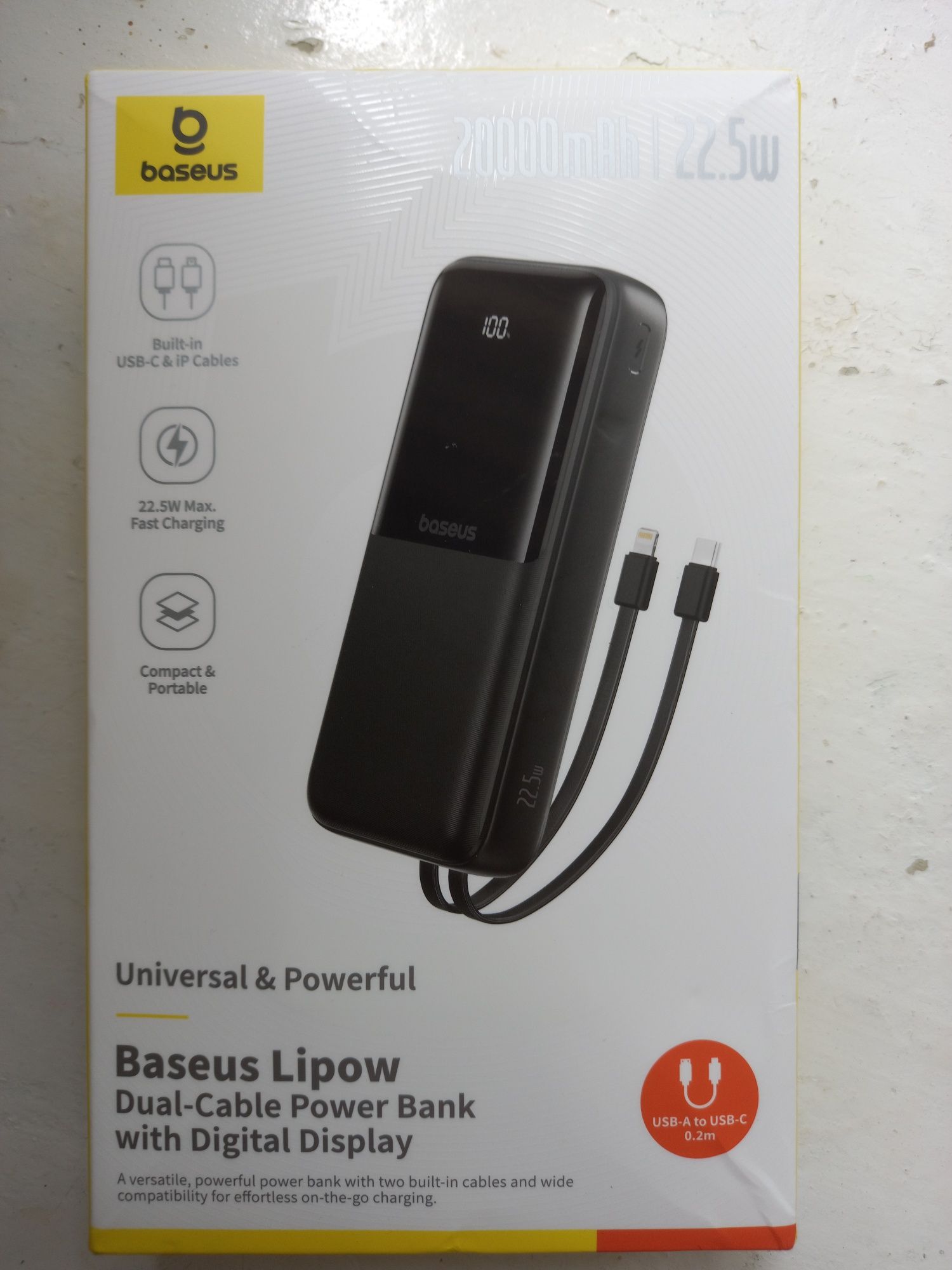 Павербанк Baseus 20000