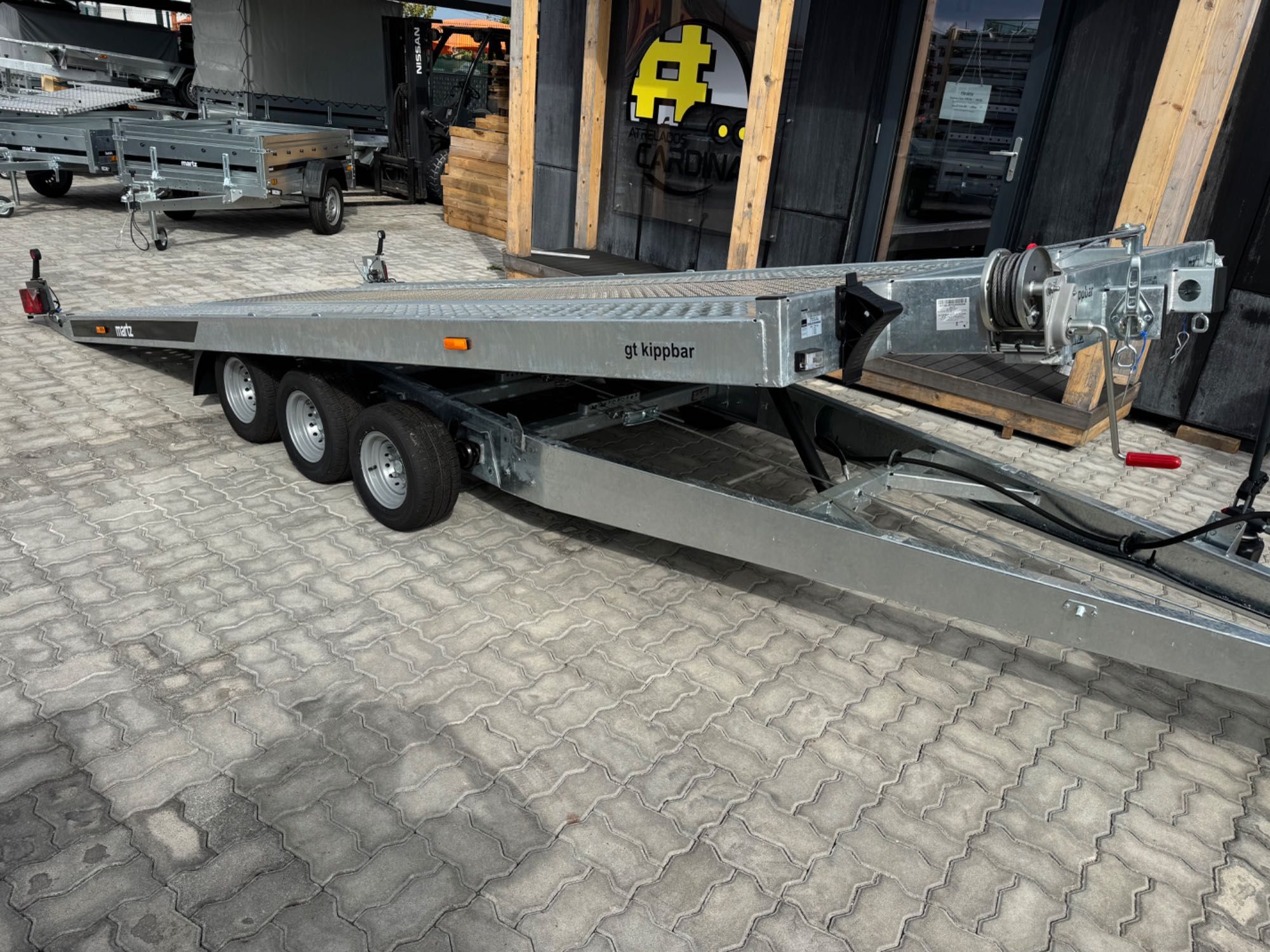 Atrelado MARTZ GT Kippbar 480/3 (3.5T) Basculante hidráulico.