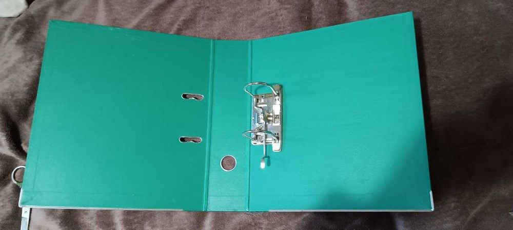 Папка для бумаг Папка реестратор зеленая для документов сегрегатор