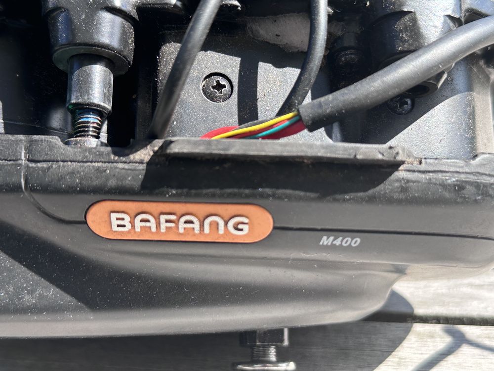 Silnik do roweru Bafang m400 na pasek/łańcuch zestaw bateria sterownik