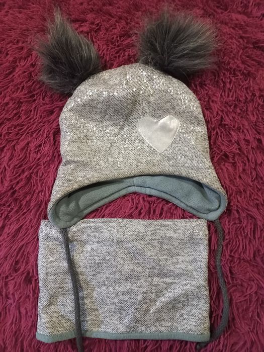 Комплект шапка шарф