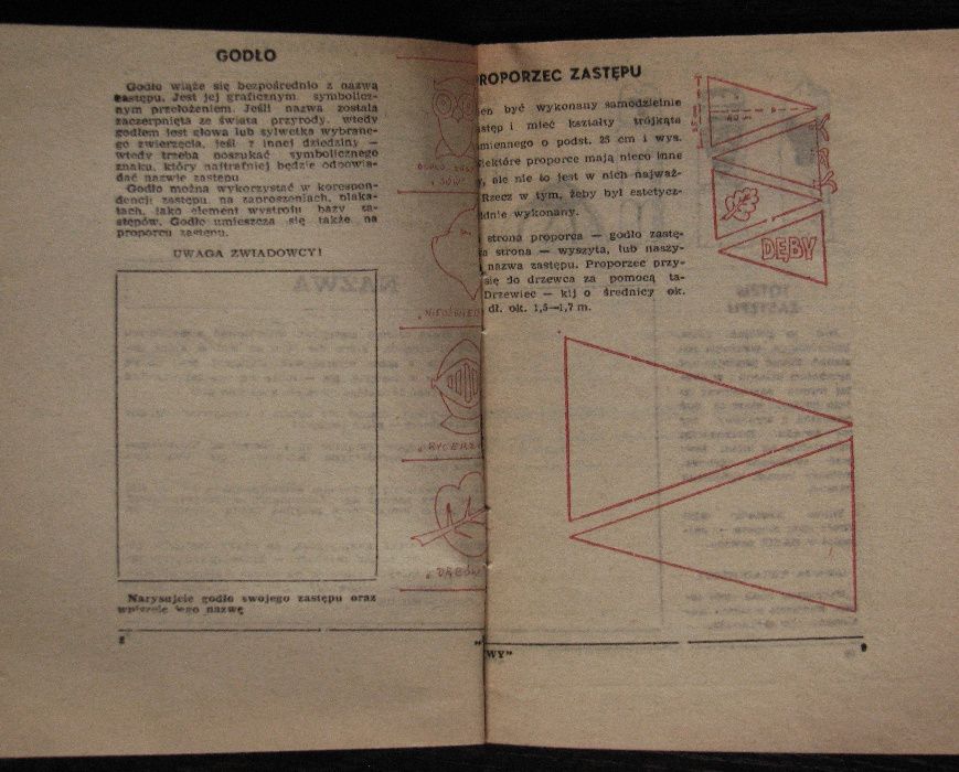 Motywy Propozycje - wkładka z 1986r.