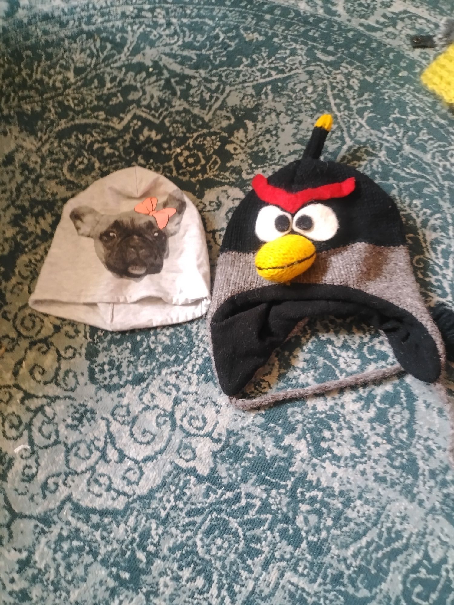 Czapki, szaliki dla dziewczynki, czapka angry birds