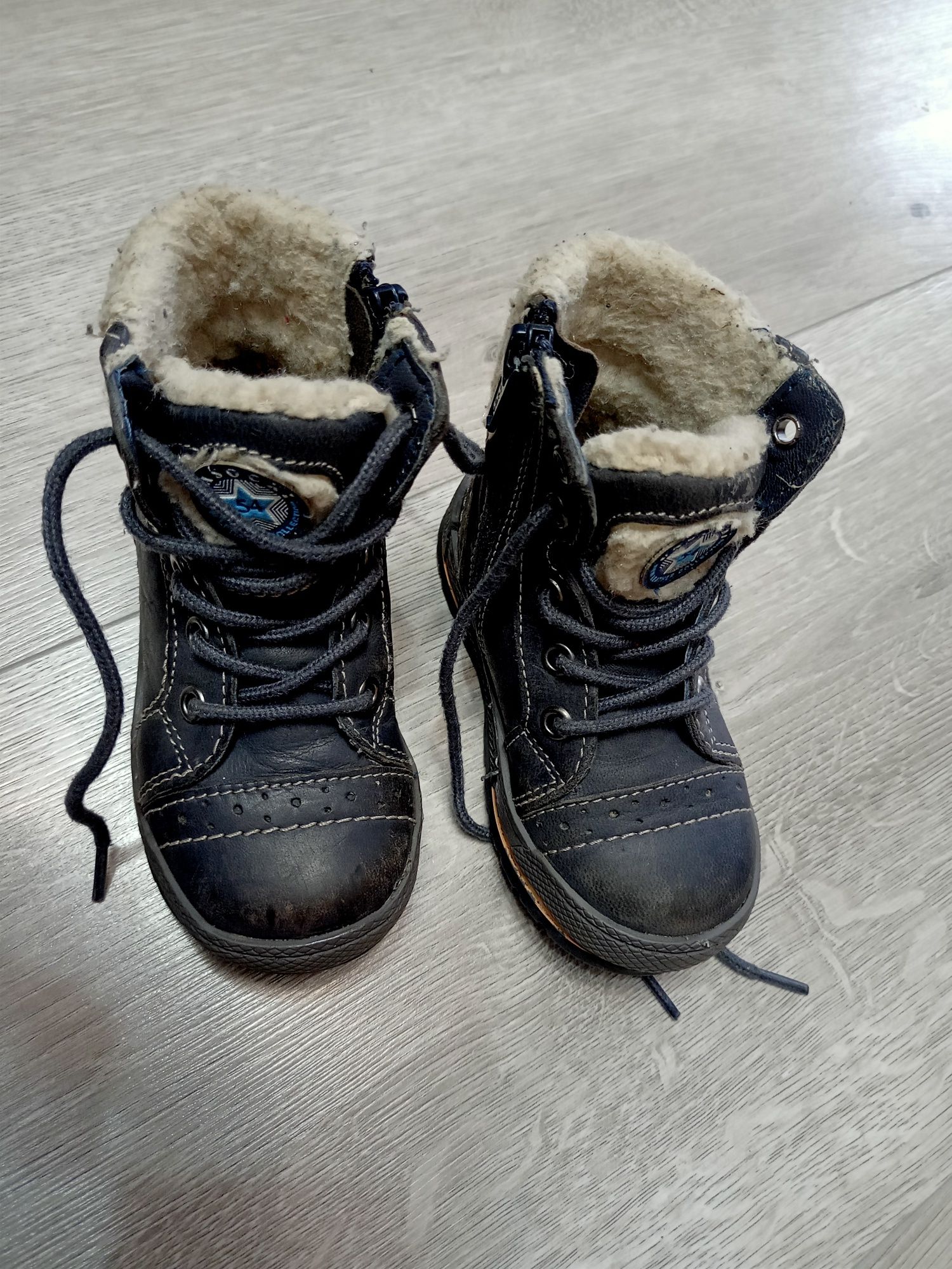 Kozaki botki chłopięce buty zimowe Lasocki 21