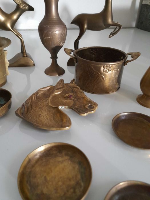 Lote de peças em Latão e Bronze.