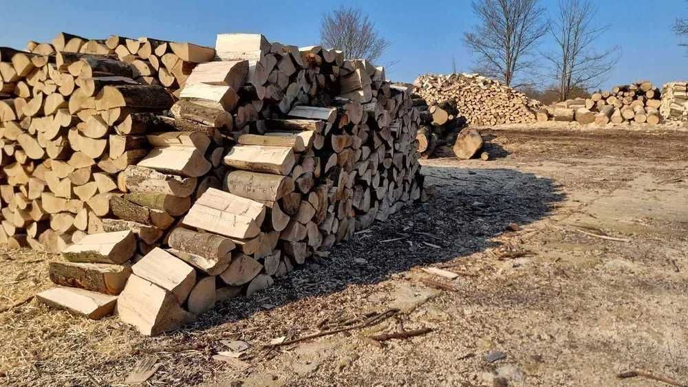 Sezonowane drewno kominkowe zdrowe kawalki