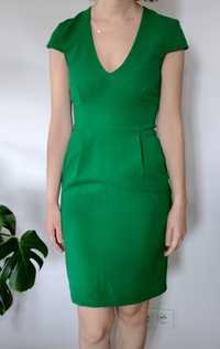 Zielona sukienka h&m xs 34