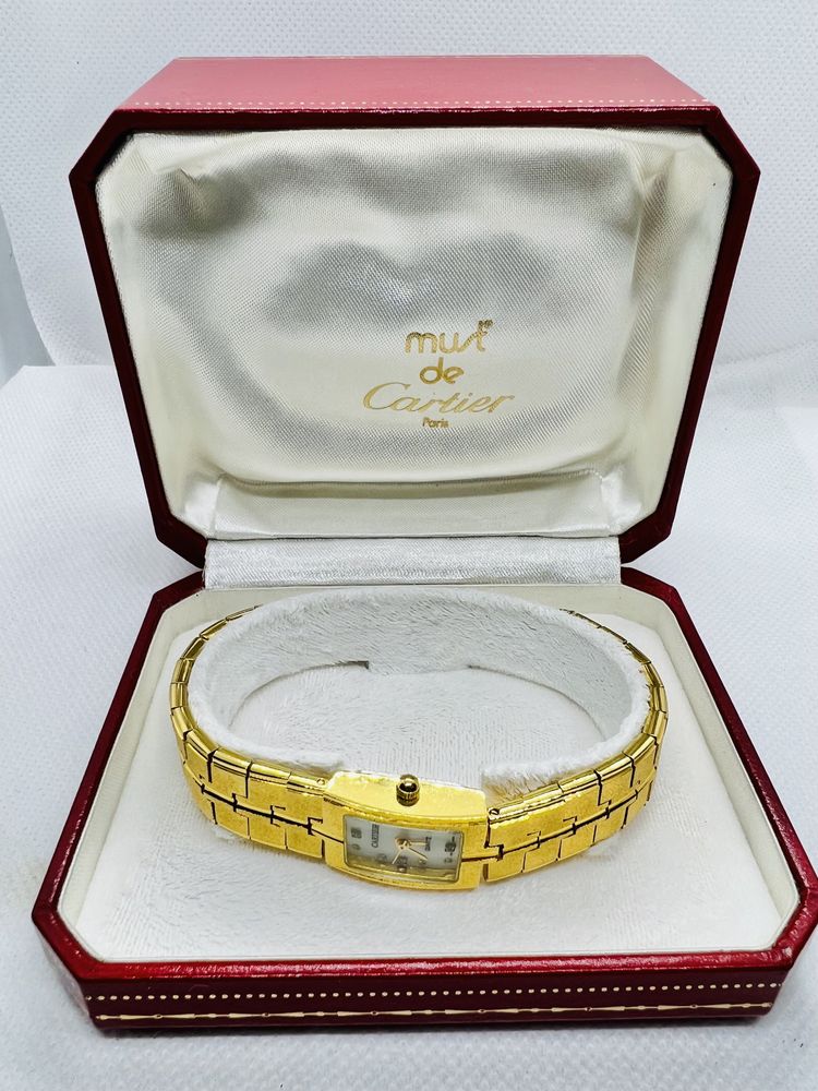 Часы Картье. Quartz. Позолота. 350$