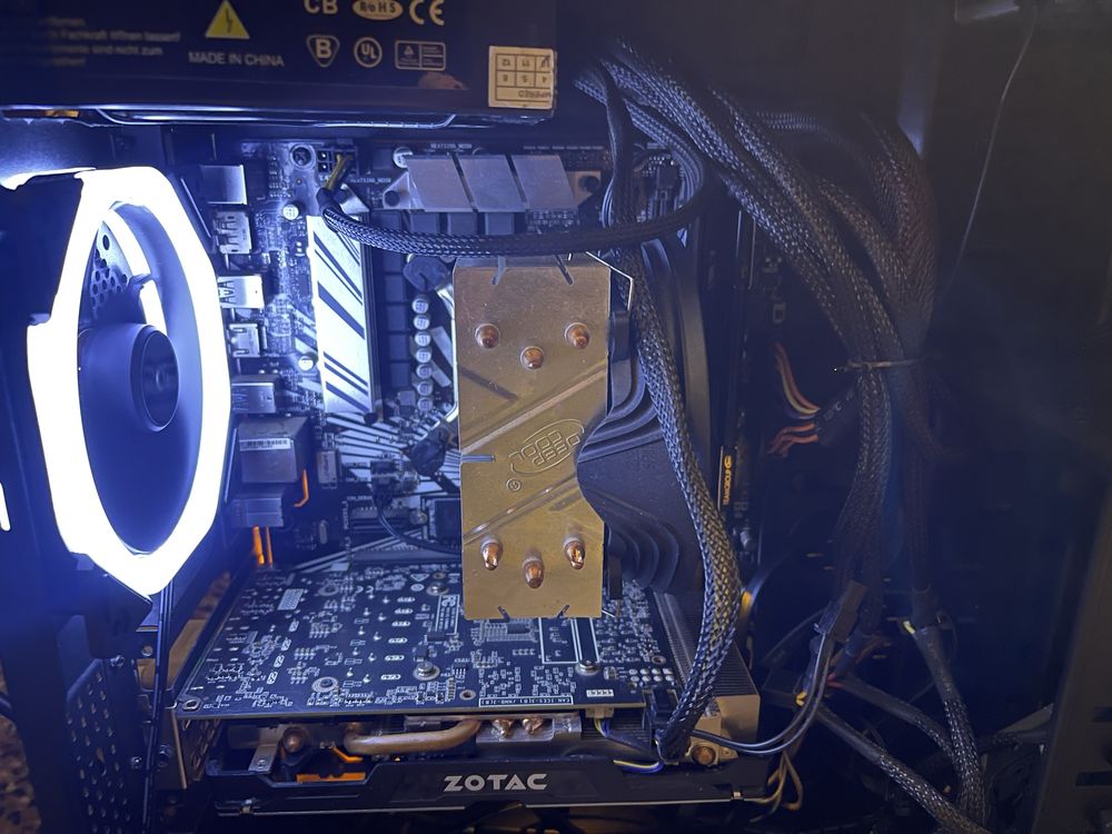 Комплект i7 8700, ASUS PRIME Z390, ddr4 32gb, башенный кулер deepcool