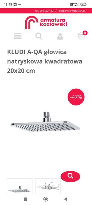Kludi deszczownica natryskowa