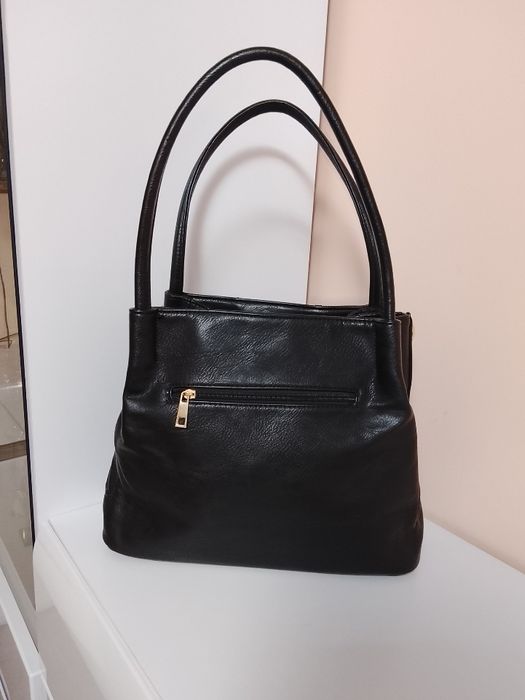 Сумка YSL шкіряна жіноча чорна