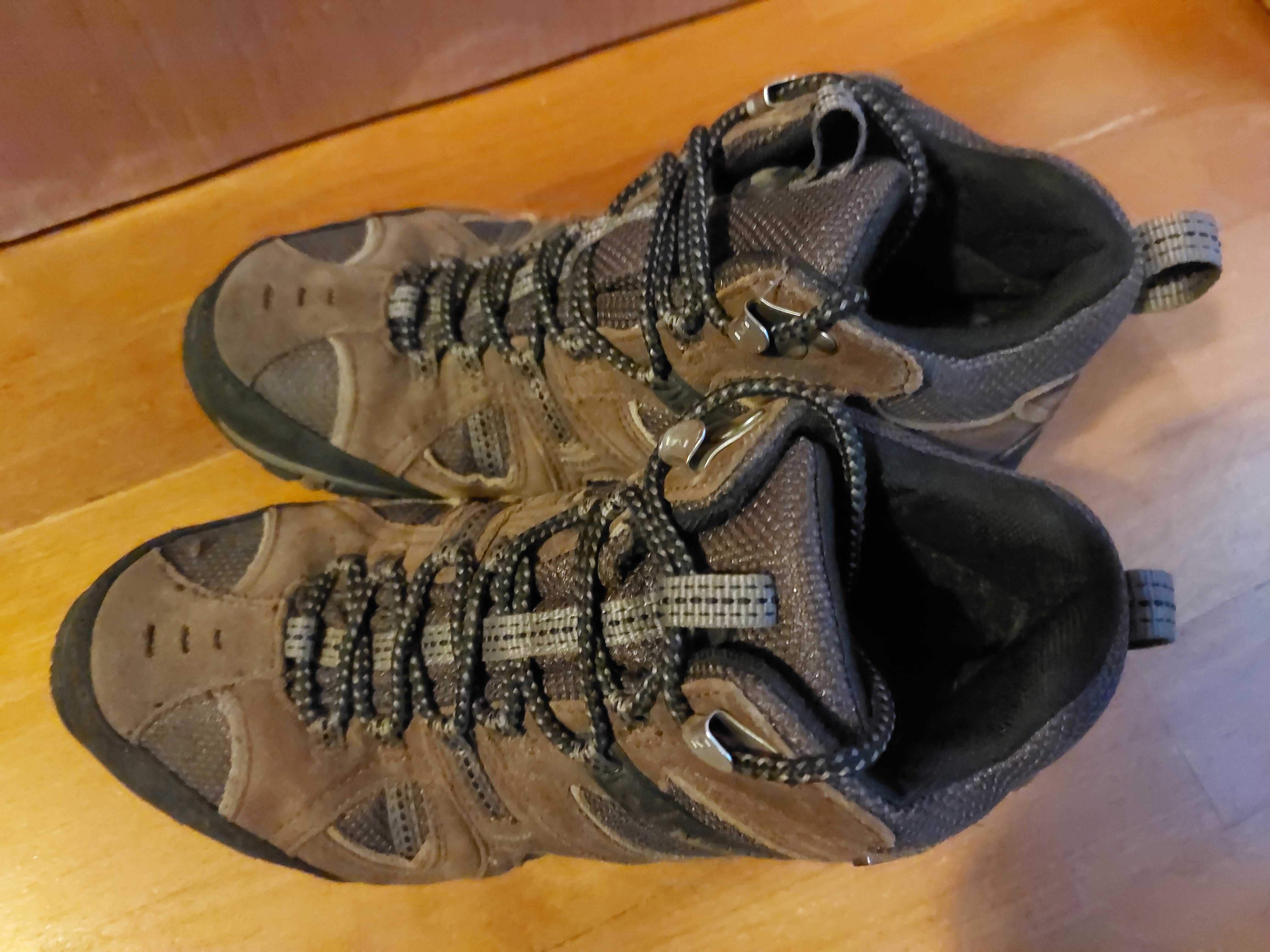 Ténis Botas Merrel 7 M - Número 40 - Castanhos e Azul Claro