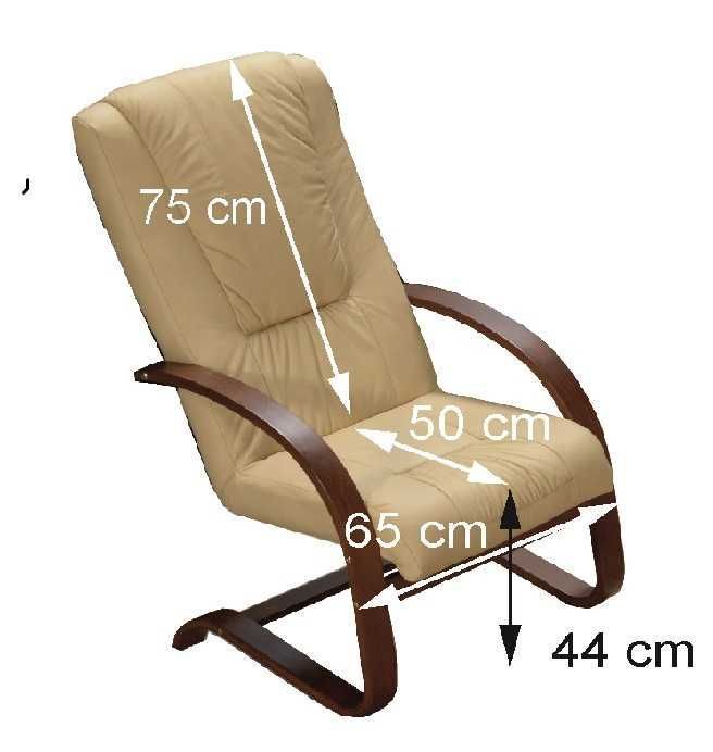 Fotel ze skóry finka "SOFT" skóra naturalna PRODUCENT