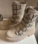 Botki beżowe skôra Steve Madden 39
