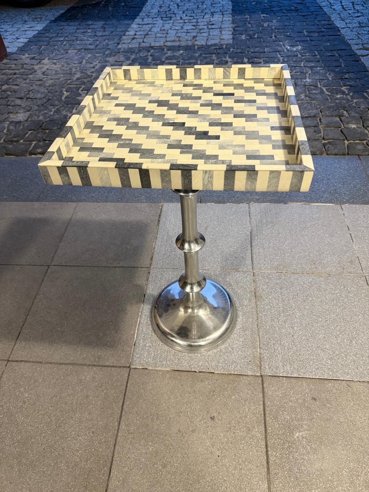 Stolik 35x35 szachownica