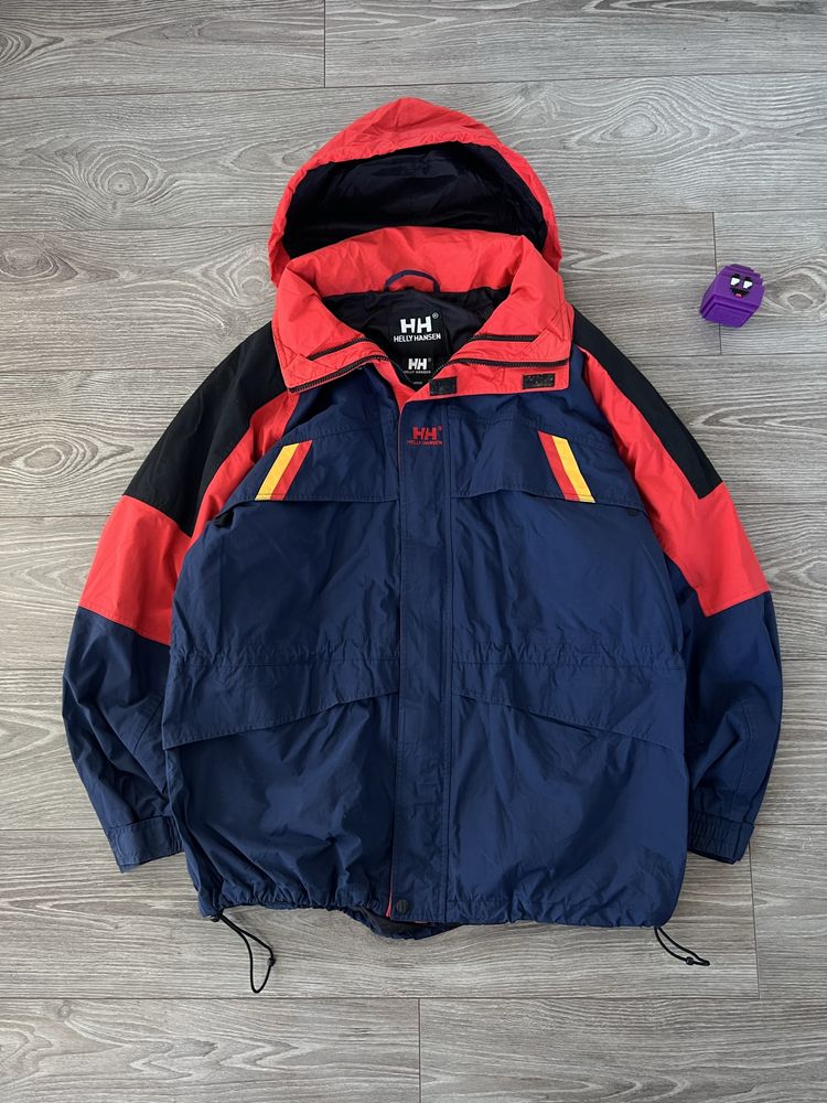 Kurtka z Kapturem Helly Hansen Gorpcore Outdoor Bardzo Rzadkie 90s