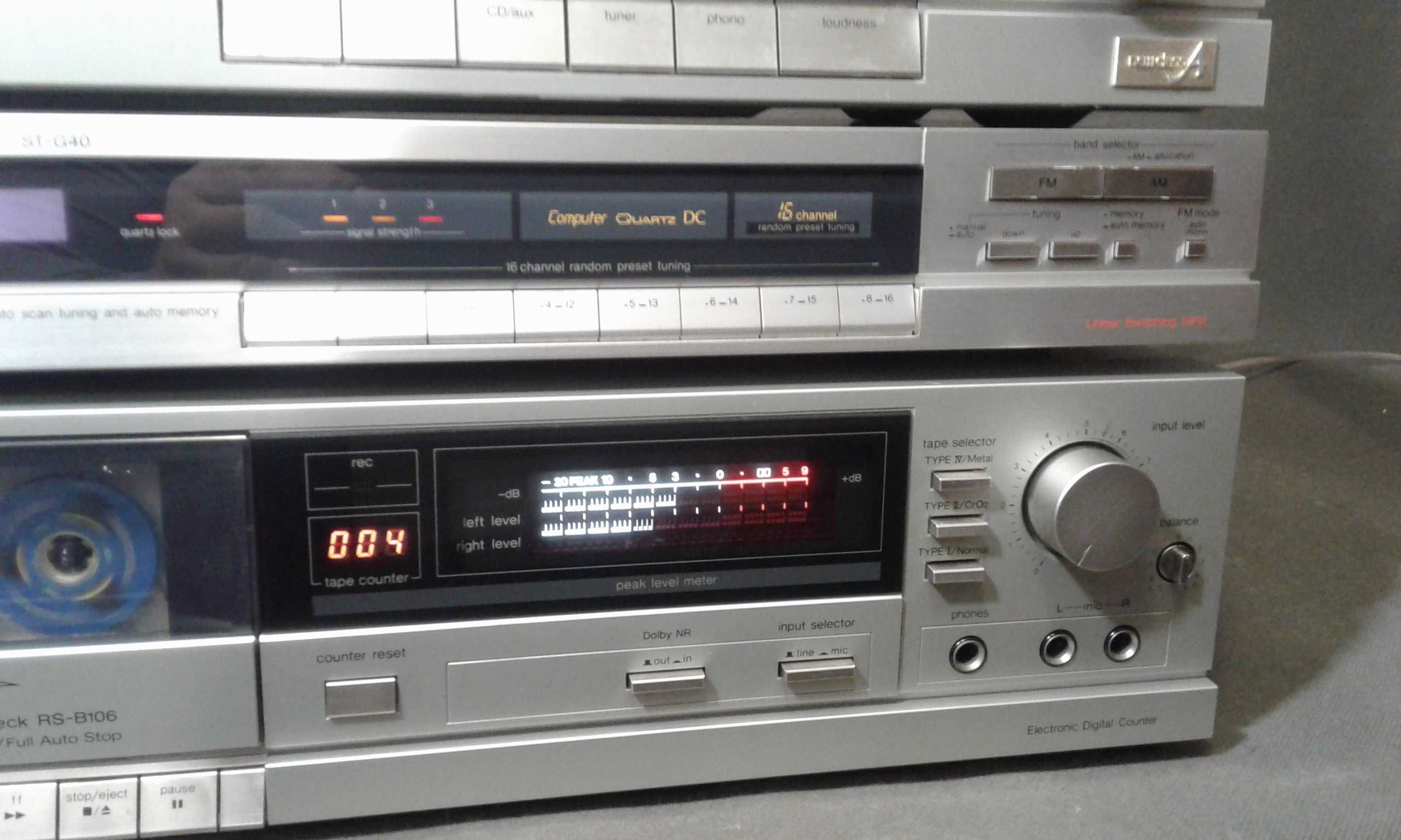 TECHNICS SU-500,,RS-B106,zestaw stereo